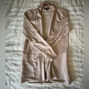 Pink clover cardigan long cream color size small